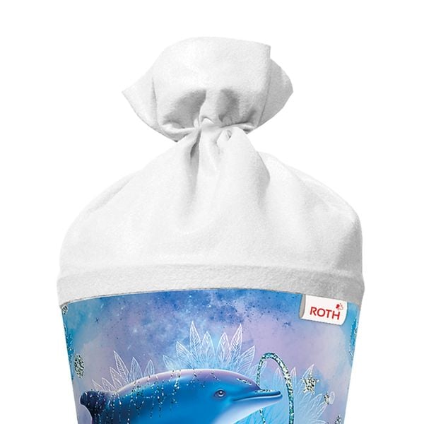 Produktbild: Motivschult&uuml;te 70cm, Delfine, Effekt