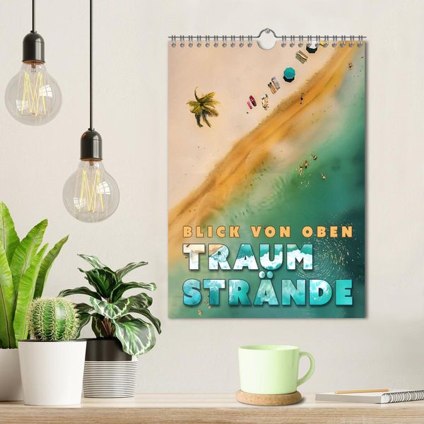 Produktbild: Blick von oben - Traumstr&auml;nde (Wandkalender 2026 DIN A4 hoch), CALVENDO Monatskalender
