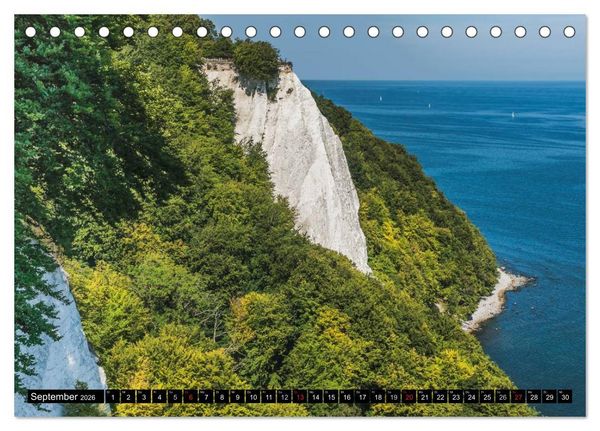 Produktbild: Entdeckungen auf der Insel R&uuml;gen (Tischkalender 2026 DIN A5 quer), CALVENDO Monatskalender