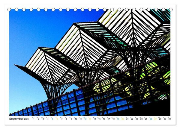 Produktbild: Lissabon One Day (Tischkalender 2026 DIN A5 quer), CALVENDO Monatskalender