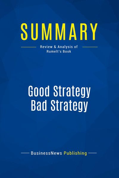 Produktbild: Summary: Good Strategy Bad Strategy