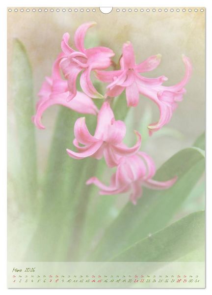 Produktbild: Vintage Flowers (Wandkalender 2026 DIN A3 hoch), CALVENDO Monatskalender