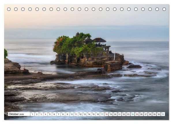 Produktbild: Bali, tropisches Inselparadies in Indonesien (Tischkalender 2026 DIN A5 quer), CALVENDO Monatskalender