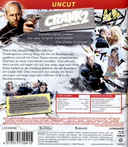 Produktbild: Crank 2 - High Voltage