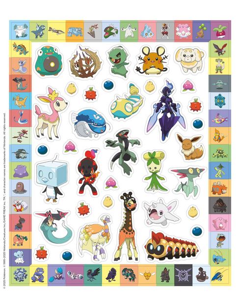 Produktbild: Pok&eacute;mon: 500 Sticker Paldea - Stickern - R&auml;tseln - Ausmalen