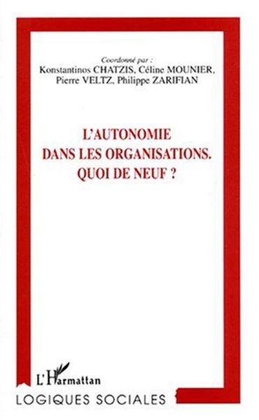 Produktbild: L'autonomie Dans Les Organisations