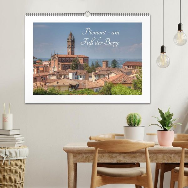 Produktbild: Piemont - am Fu&szlig; der Berge (Wandkalender 2026 DIN A2 quer), CALVENDO Monatskalender