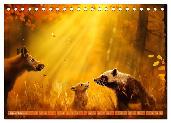 Produktbild: Emil und die Wunder der Natur (Tischkalender 2026 DIN A5 quer), CALVENDO Monatskalender