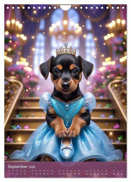 Produktbild: Puppy Tales - M&auml;rchen auf vier Pfoten (Wandkalender 2026 DIN A4 hoch), CALVENDO Monatskalender