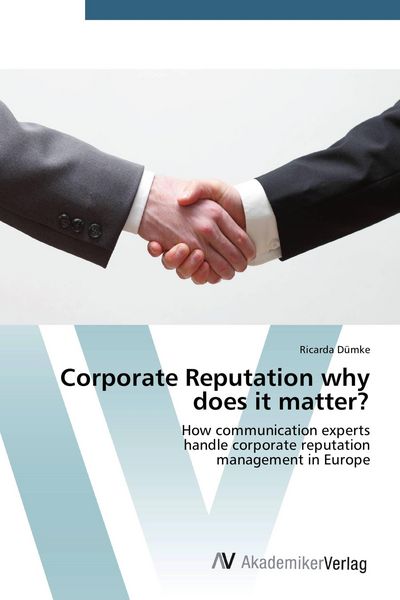 Produktbild: Corporate Reputation why does it matter?