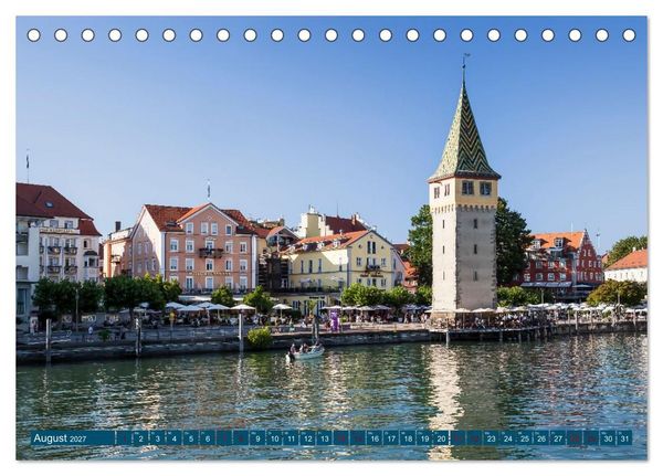 Produktbild: Bayern - Sehensw&uuml;rdigkeiten vom Allg&auml;u bis zum K&ouml;nigssee (Tischkalender 2027 DIN A5 quer), CALVENDO Monatskalender