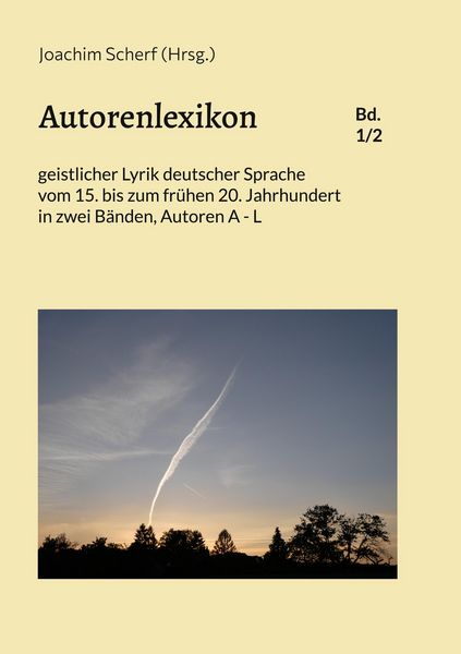 Produktbild: Autorenlexikon geistlicher Lyrik deutscher Sprache, Band 1