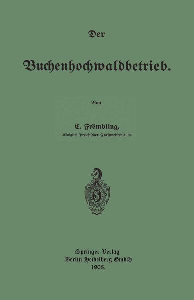 Produktbild: Der Buchenhochwaldbetrieb
