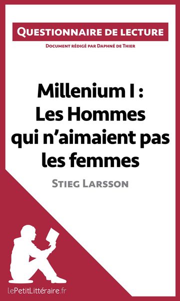 Produktbild: Millenium I : Les Hommes qui n'aimaient pas les femmes de Stieg Larsson