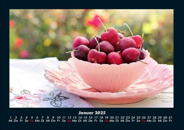 Produktbild: Obstkalender 2025 Fotokalender DIN A4