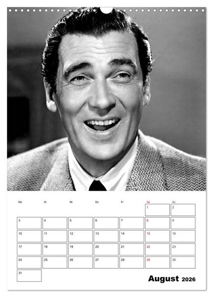 Produktbild: Leinwandhelden. Unvergessene Filmstars (Wandkalender 2026 DIN A3 hoch), CALVENDO Monatskalender