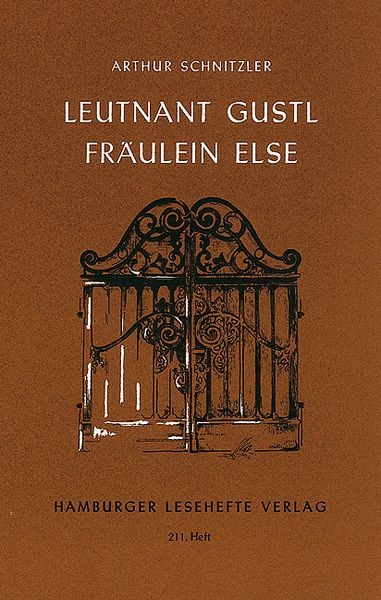 Leutnant Gustl / Fräulein Else, Taschenbuch von Arthur Schnitzler, Hamburger Lesehefte, 978-3-87291-210-7