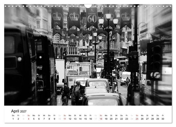 Produktbild: London (Wandkalender 2027 DIN A3 quer), CALVENDO Monatskalender