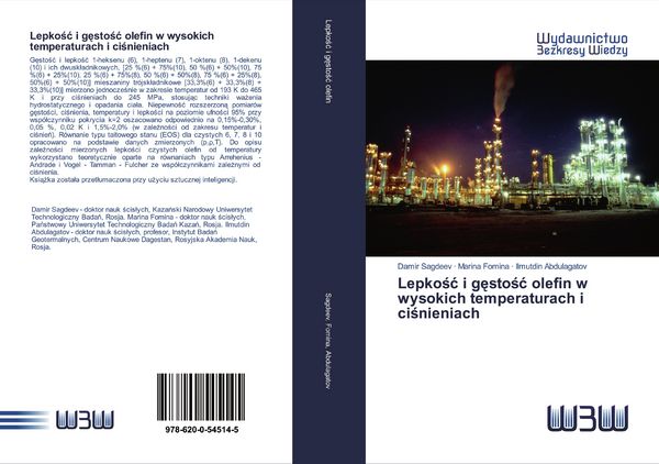 Produktbild: Lepko&iquest;&iquest; i g&iquest;sto&iquest;&iquest; olefin w wysokich temperaturach i ci&iquest;nieniach
