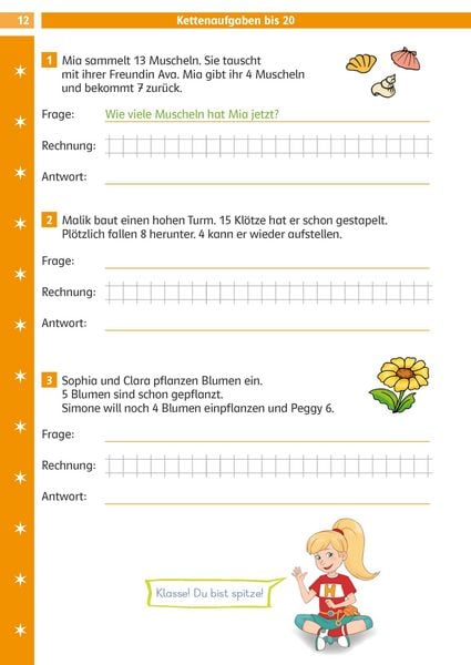 Produktbild: Die Mathe-Helden Rechengeschichten und Textaufgaben 2. Klasse