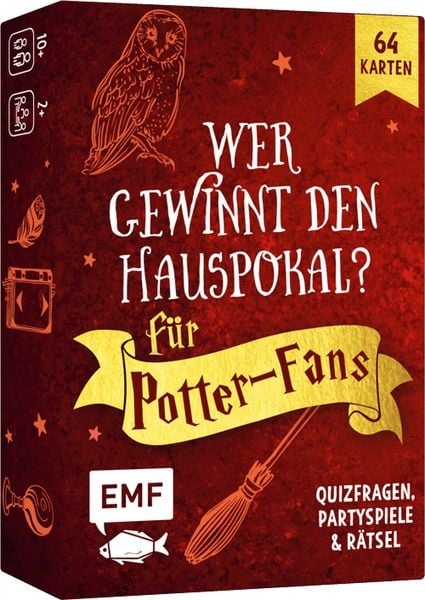 Produktbild: Kartenbox: Wer gewinnt den Hauspokal? Das Partyspiel f&uuml;r alle Harry Potter-Fans