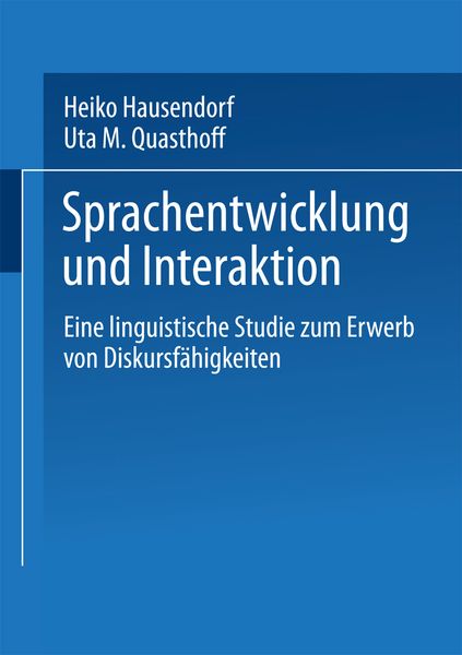 Produktbild: Sprachentwicklung und Interaktion