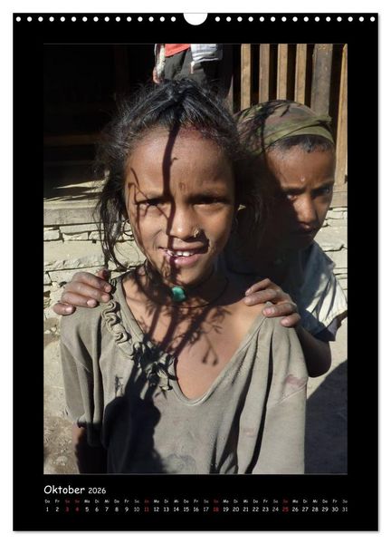 Produktbild: Nepal - Gesichter eines Landes (Wandkalender 2026 DIN A3 hoch), CALVENDO Monatskalender