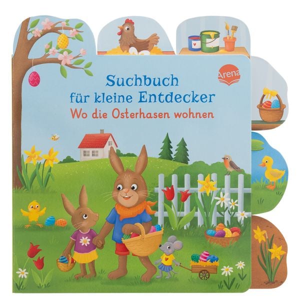 Suchbuch für kleine Entdecker. Wo die Osterhasen wohnen, Gebundene Ausgabe von Tanja Andersen, Arena, 9783401721514
