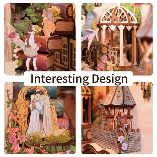 Produktbild: Book Nook DIY B&uuml;cherecke Shakespears Verse