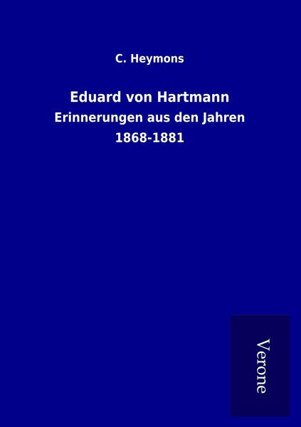 Produktbild: Eduard von Hartmann