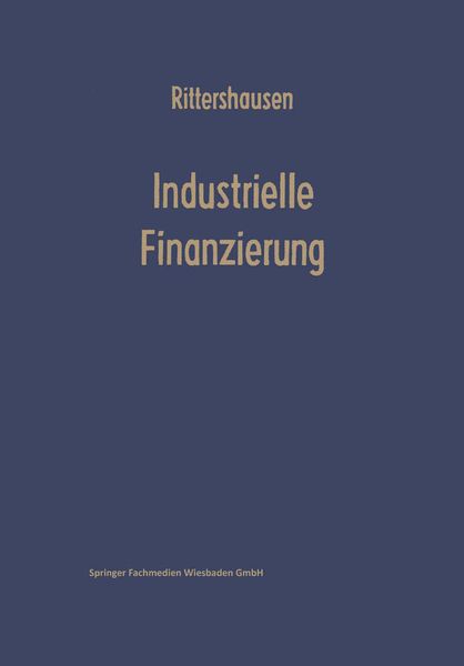 Produktbild: Industrielle Finanzierungen