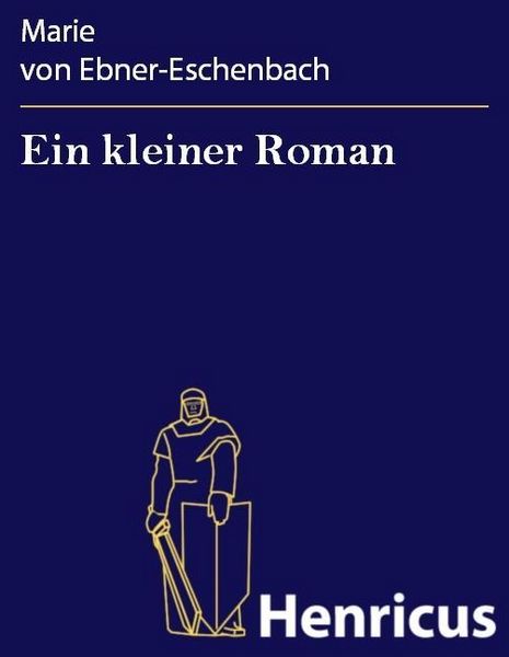 Produktbild: Ein kleiner Roman