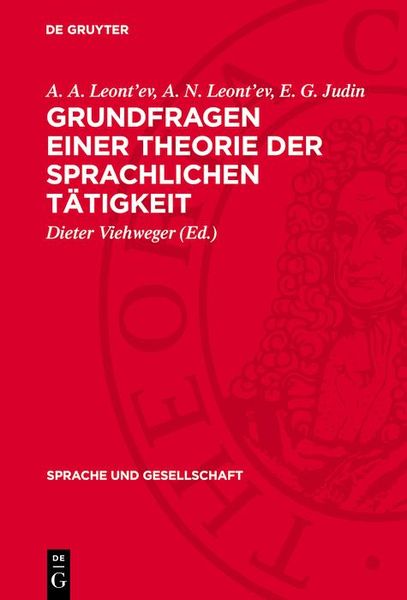 Produktbild: Grundfragen einer Theorie der sprachlichen T&auml;tigkeit
