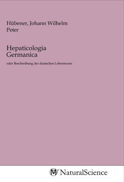 Produktbild: Hepaticologia Germanica