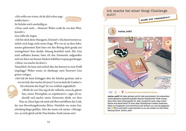 Die drei !!!, Maries Channel, #endlich_online