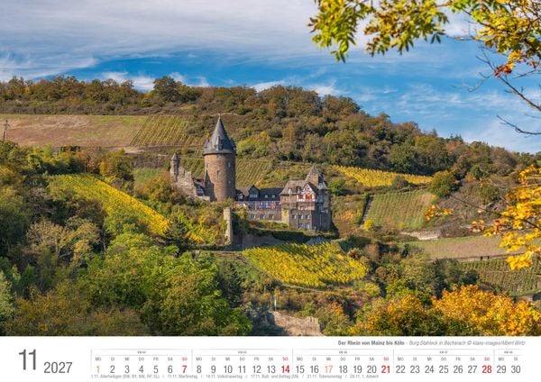 Produktbild: Der Rhein von Mainz bis K&ouml;ln 2027 Bildkalender A3 Spiralbindung