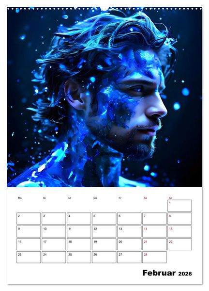 Produktbild: Die Konstellationen der Sterne (hochwertiger Premium Wandkalender 2026 DIN A2 hoch), Kunstdruck in Hochglanz