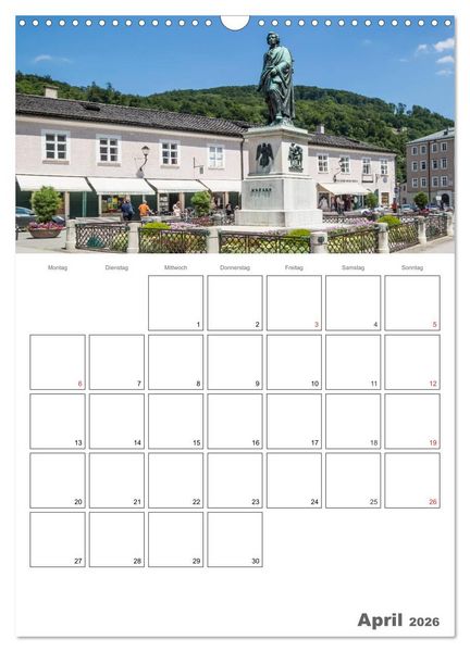 Produktbild: Bezauberndes SALZBURG / Terminplaner (Wandkalender 2026 DIN A3 hoch), CALVENDO Monatskalender