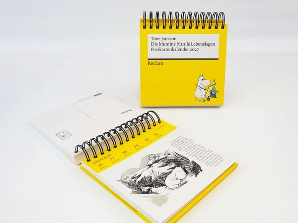 Produktbild: Die Mumins f&uuml;r alle Lebenslagen. Postkartenkalender 2027