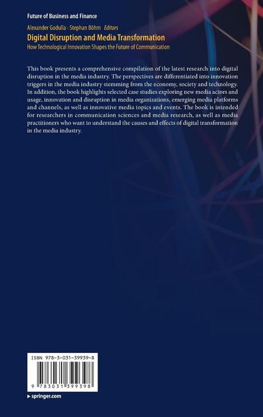 Produktbild: Digital Disruption and Media Transformation