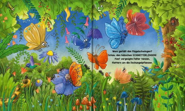 Produktbild: Mein buntes Regenwald Wimmelbuch