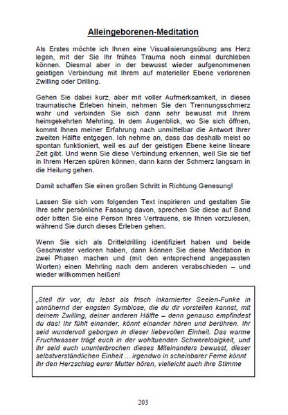 Produktbild: Alleingeborener Zwilling