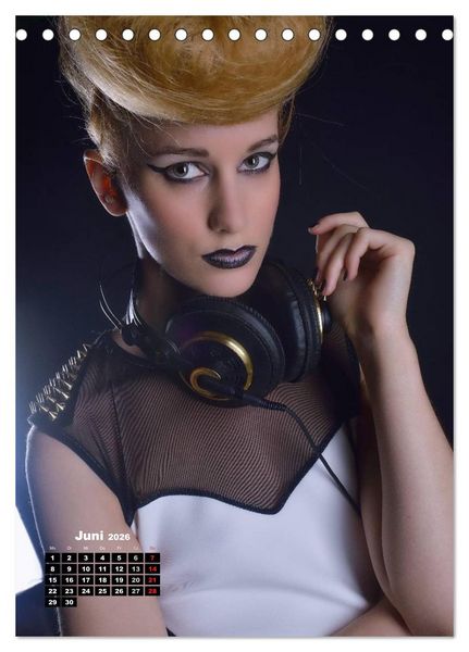 Produktbild: Extrem Make-Up Portraits (Tischkalender 2026 DIN A5 hoch), CALVENDO Monatskalender