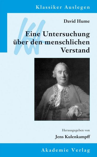 Produktbild: David Hume: Eine Untersuchung &uuml;ber den menschlichen Verstand