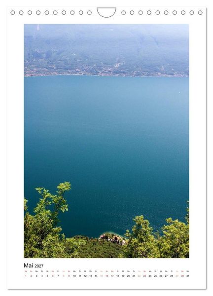 Produktbild: Gardasee (Wandkalender 2027 DIN A4 hoch), CALVENDO Monatskalender