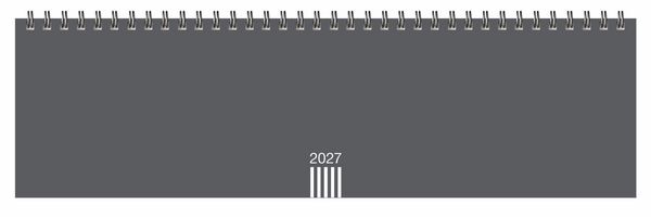 Wochenquerplaner, anthrazit 2027
