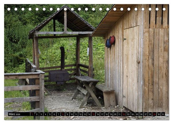 Produktbild: Entlang der Wassertalbahn - Auf schmaler Spur im Norden Rum&auml;niens (Tischkalender 2026 DIN A5 quer), CALVENDO Monatskalender
