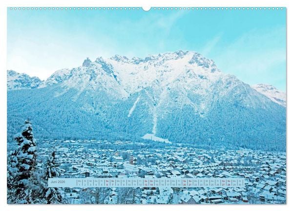 Produktbild: Mittenwald rundherum ein Wintertraum (hochwertiger Premium Wandkalender 2026 DIN A2 quer), Kunstdruck in Hochglanz