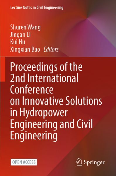 Produktbild: Proceedings of the 2nd International Conference on Innovative Solutions in Hydropower Engineering and Civil Engineering