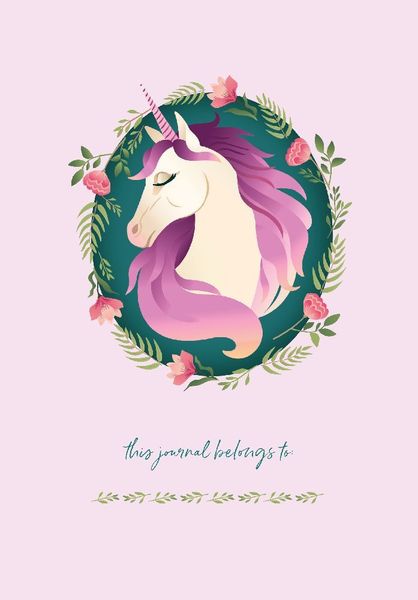 Produktbild: I Wish I Was a Unicorn Embroidered Journal